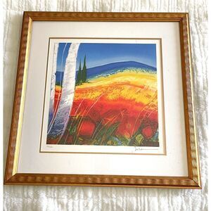 Emile Bellet Symphonie Champetre Print Art Signed & Numbered Matted Framed